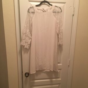White and Lace Dress